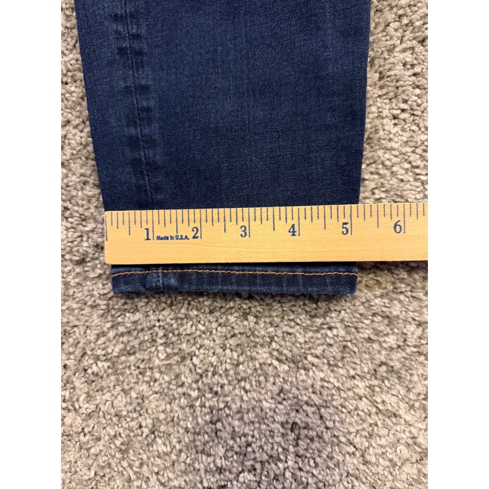 American Eagle Jegging Womens 10 Blue Super Super Stretch X4 Dark Wash Denim - Picture 9 of 11